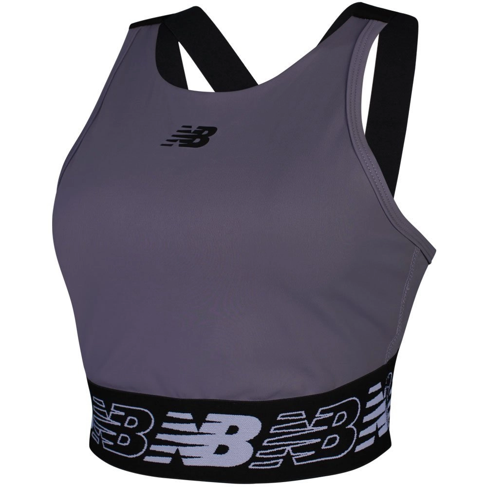 Top New Balance Sport Essentials Active - feminino - rosa claro