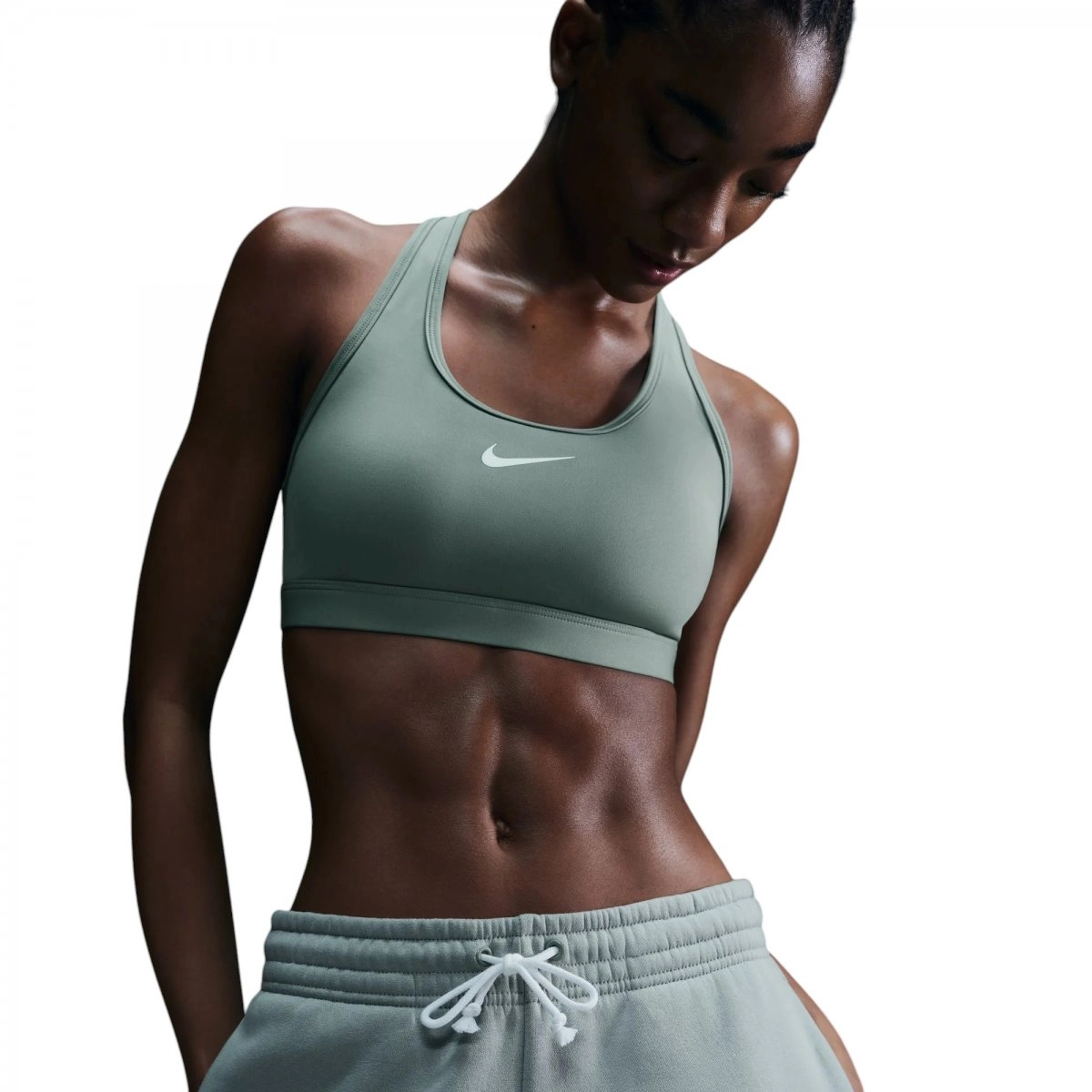 Top Puma Mid Impact - feminino - preto e branco