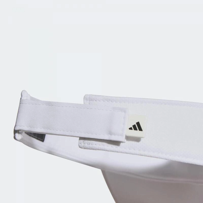 Viseira Adidas Running - unissex - branco e preto