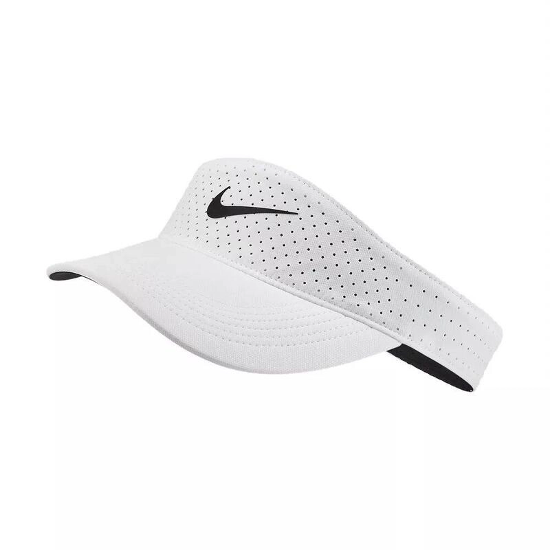 Viseira Nike Aerobill - unissex - branco e preto