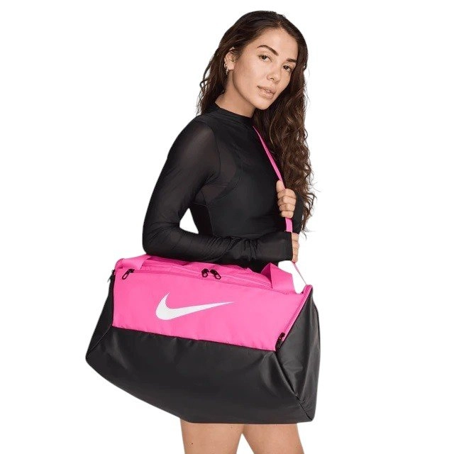ぷりすなー Bolsa Nike Brasilia S Duff 9.5 41 Litros Unissex Preto Rosa
