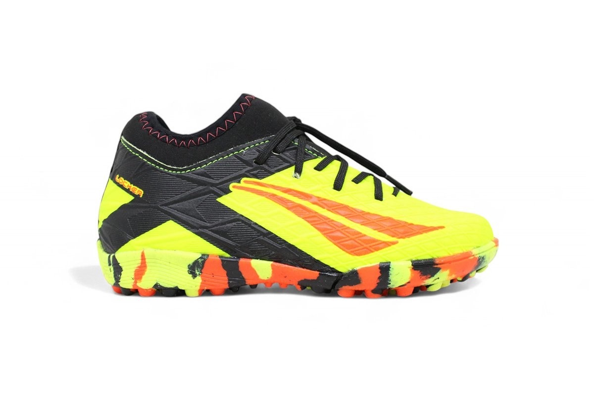 Chuteira Penalty Rx Locker infantil unissex amarelo laranja