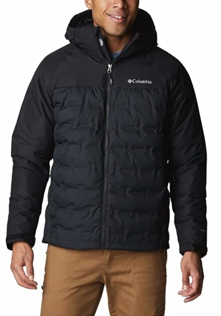 Jaqueta Columbia Grand Trek II Down Hooded Masculina Preta | Kenpo