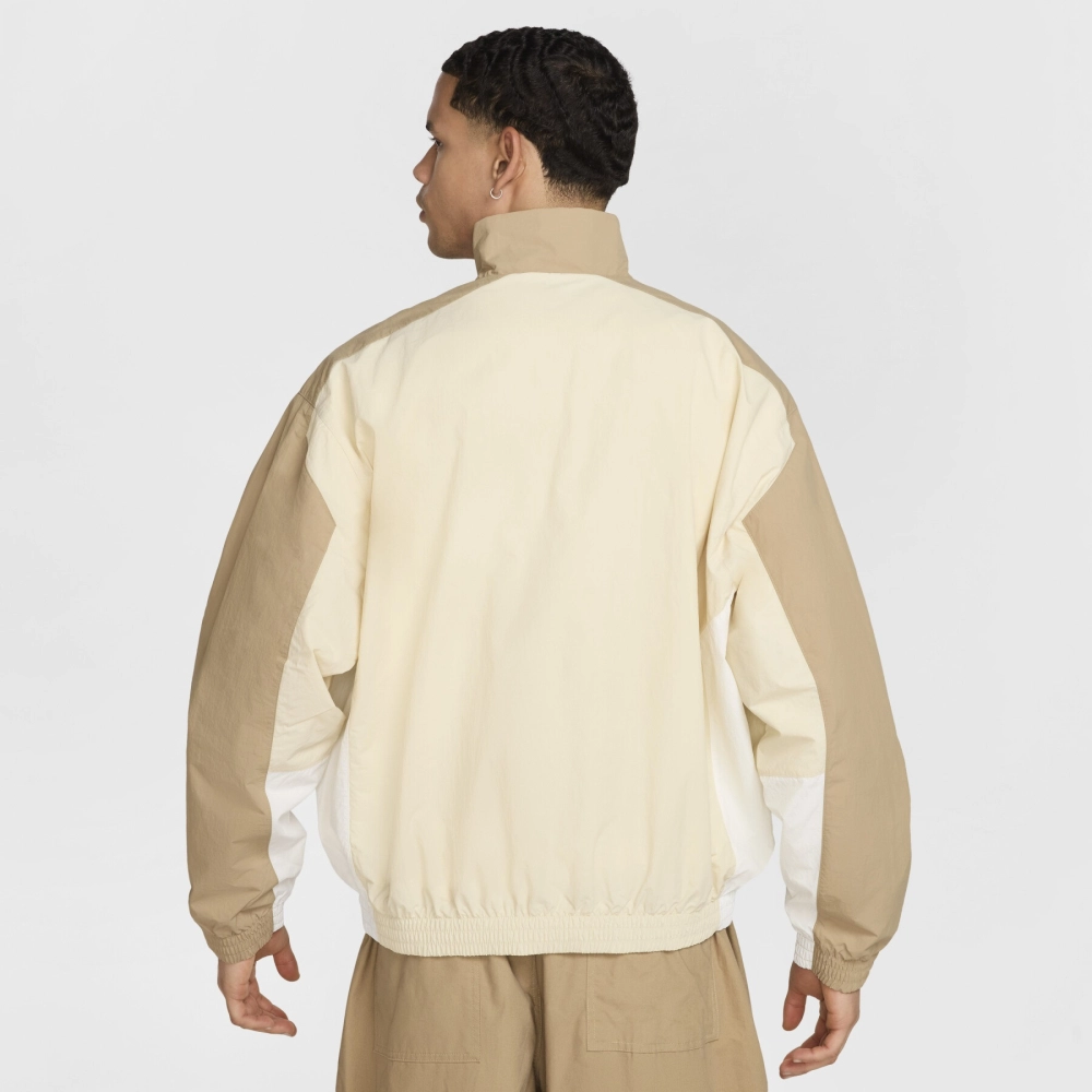 Jaqueta Nike Club Woven Oversized masculina bege marrom | Kenpo Sports