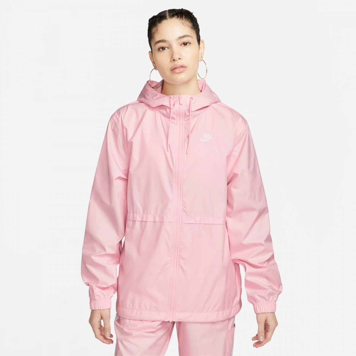 Jaqueta Nike Sportswear Essential Repel feminino rosa Kenpo