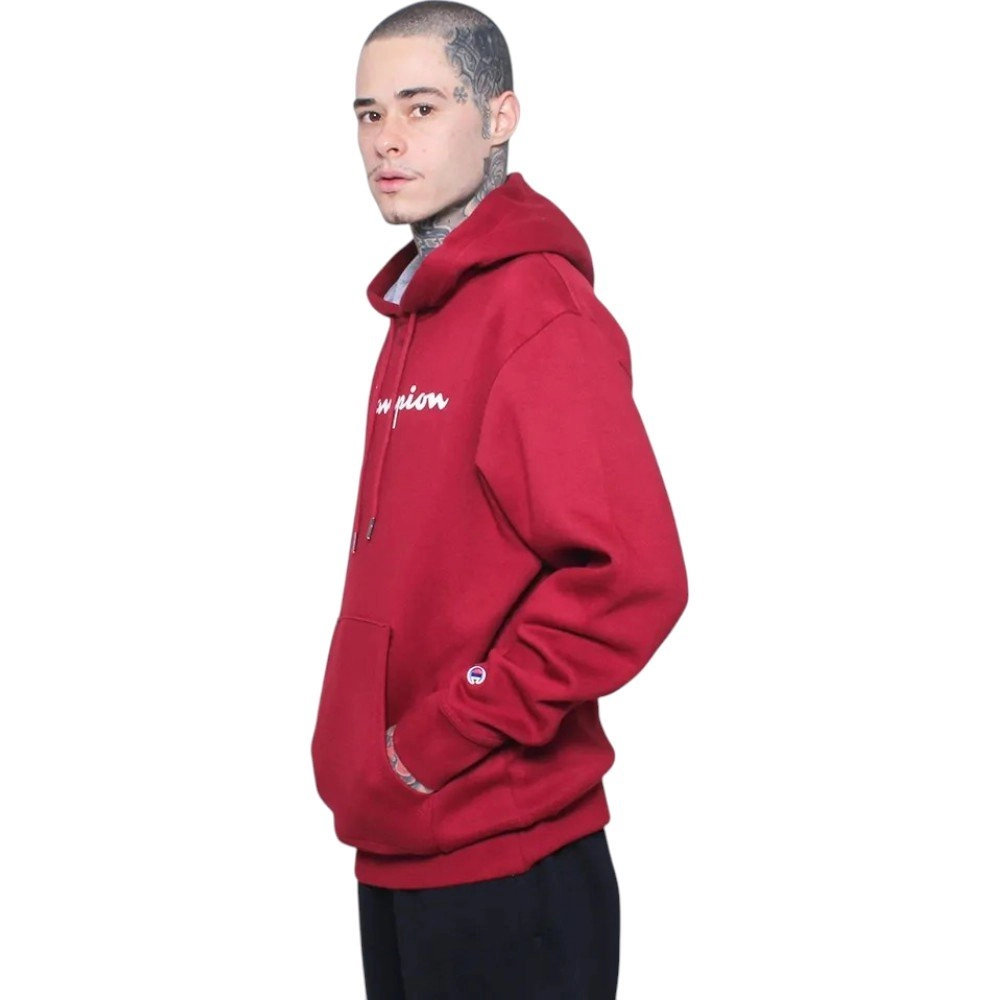 Moletom Masculino KRE Prime - Capuz Zíper Bolso Canguru Vermelho G