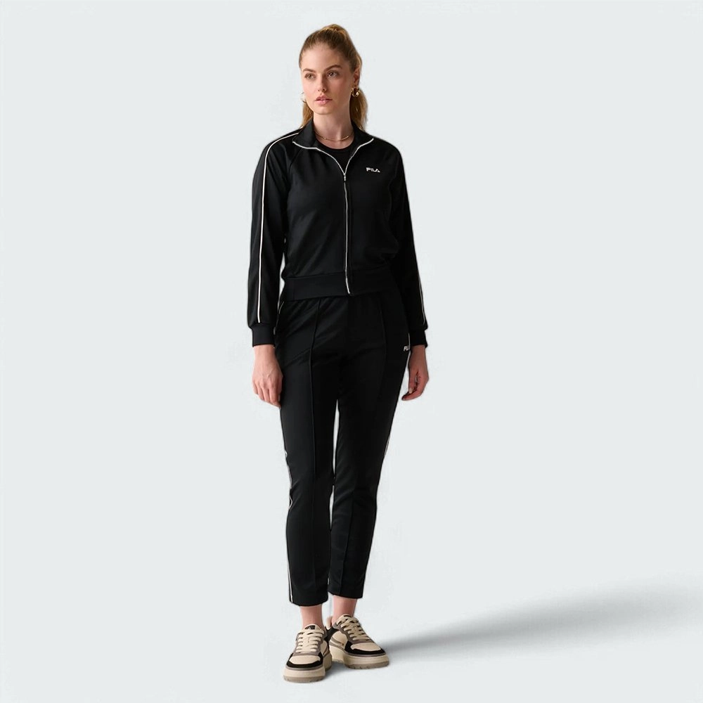 Agasalho Fila Classic Icon - feminino - preto e branco