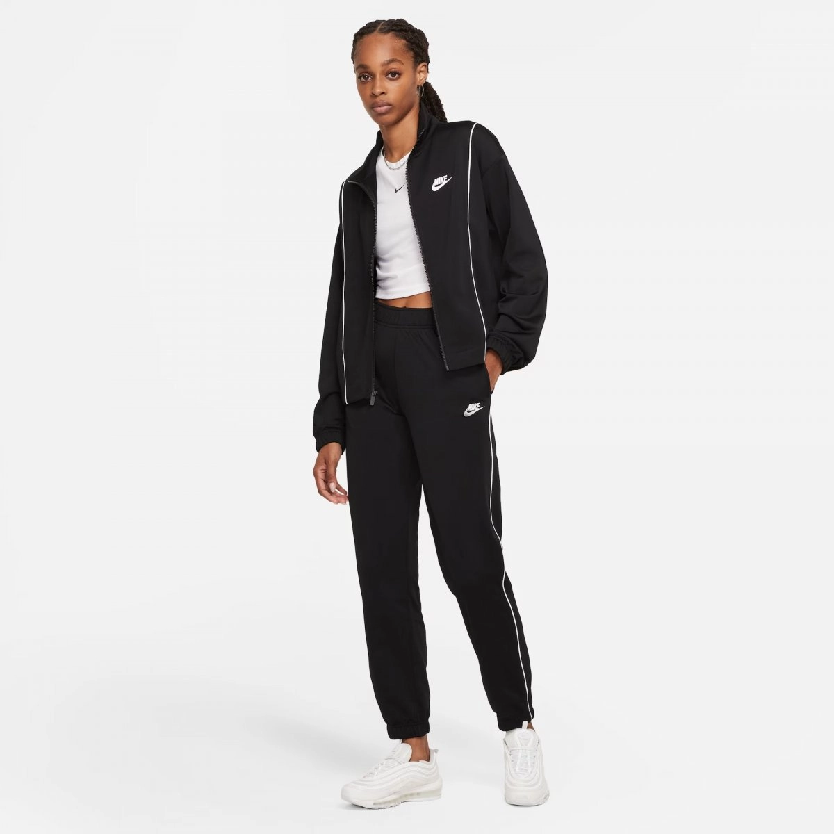 Agasalho Nike Sportswear - feminino - preto e branco