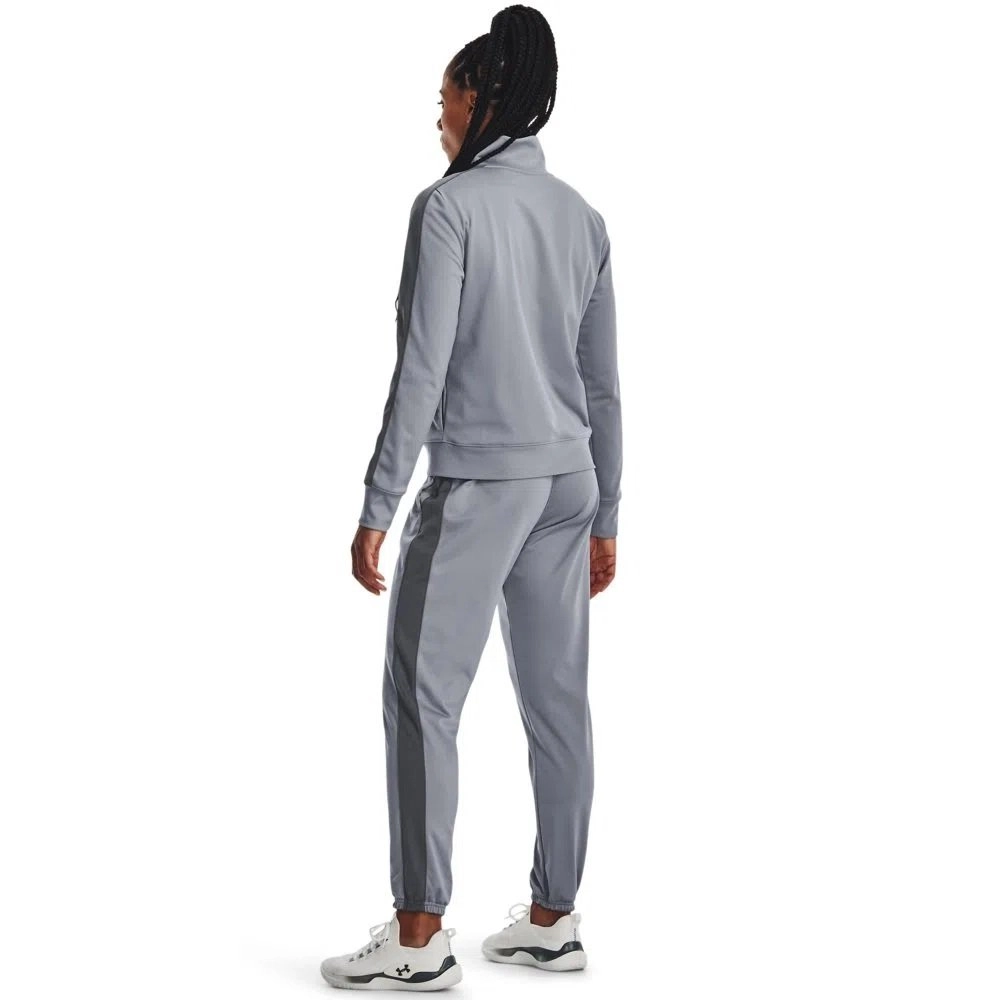 Agasalho Under Armour Tricot Track - feminino - cinza