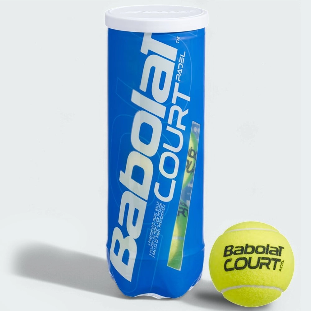 Bola padel Babolat Court - unissex - amarelo
