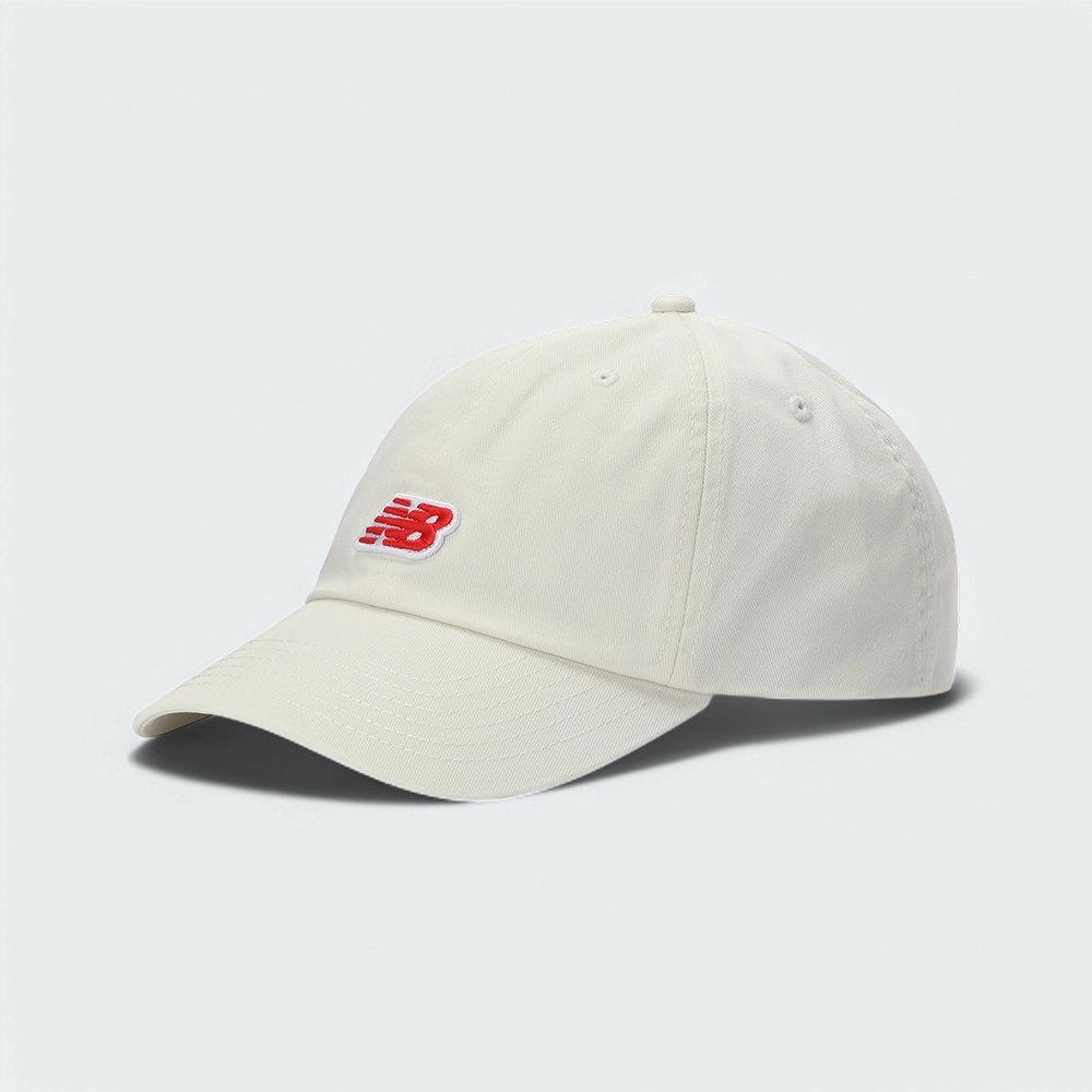 Bone New Balance Panel Patch Logo - unissex - bege e vermelho