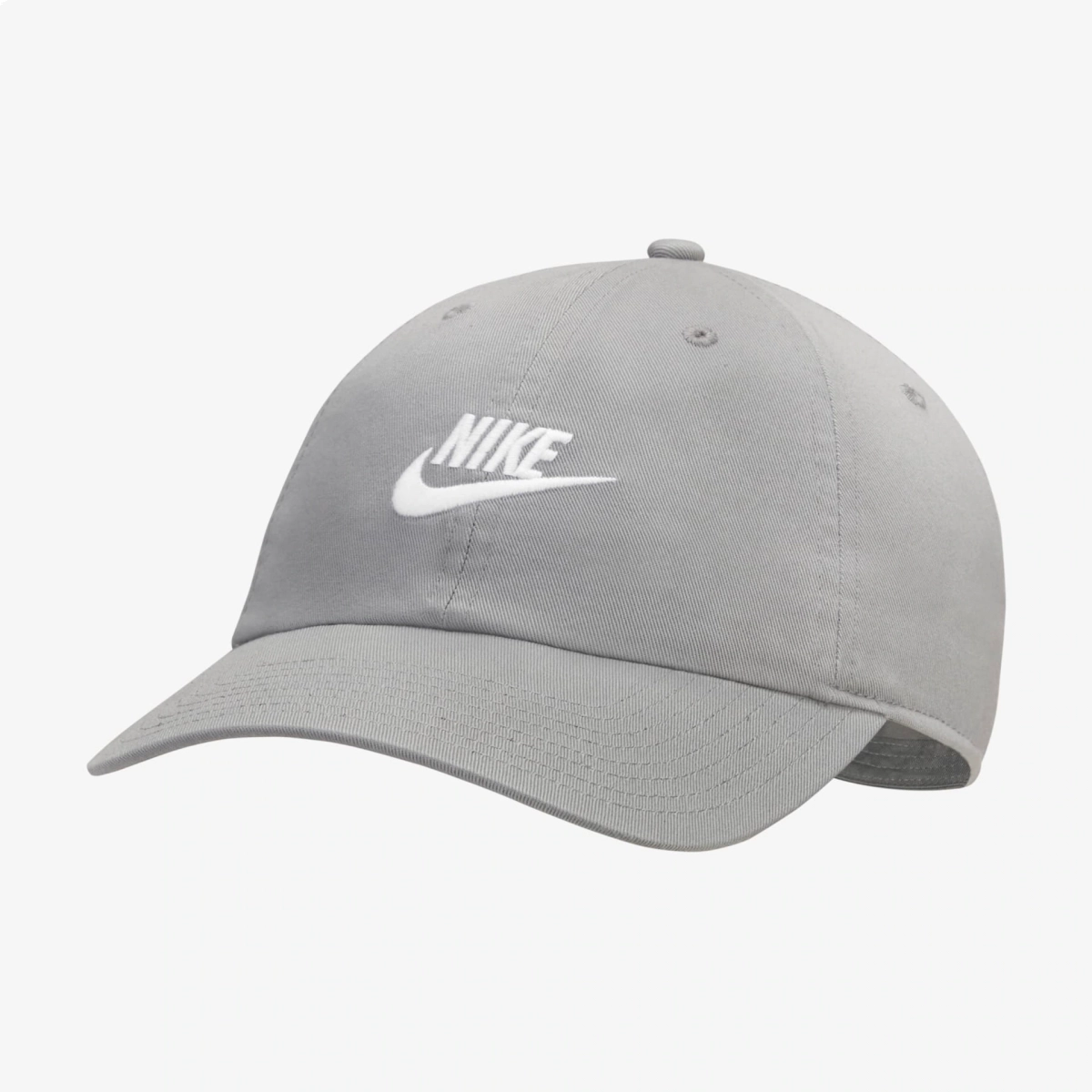 Bone Nike Sportwear Heritage 86 Futura Washed - unissex - cinza claro 