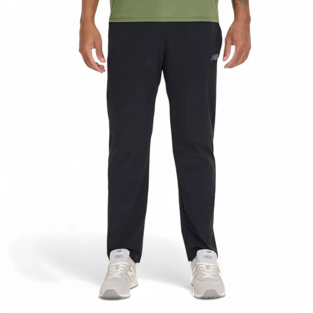 Calca New Balance Active - masculino - preto e branco