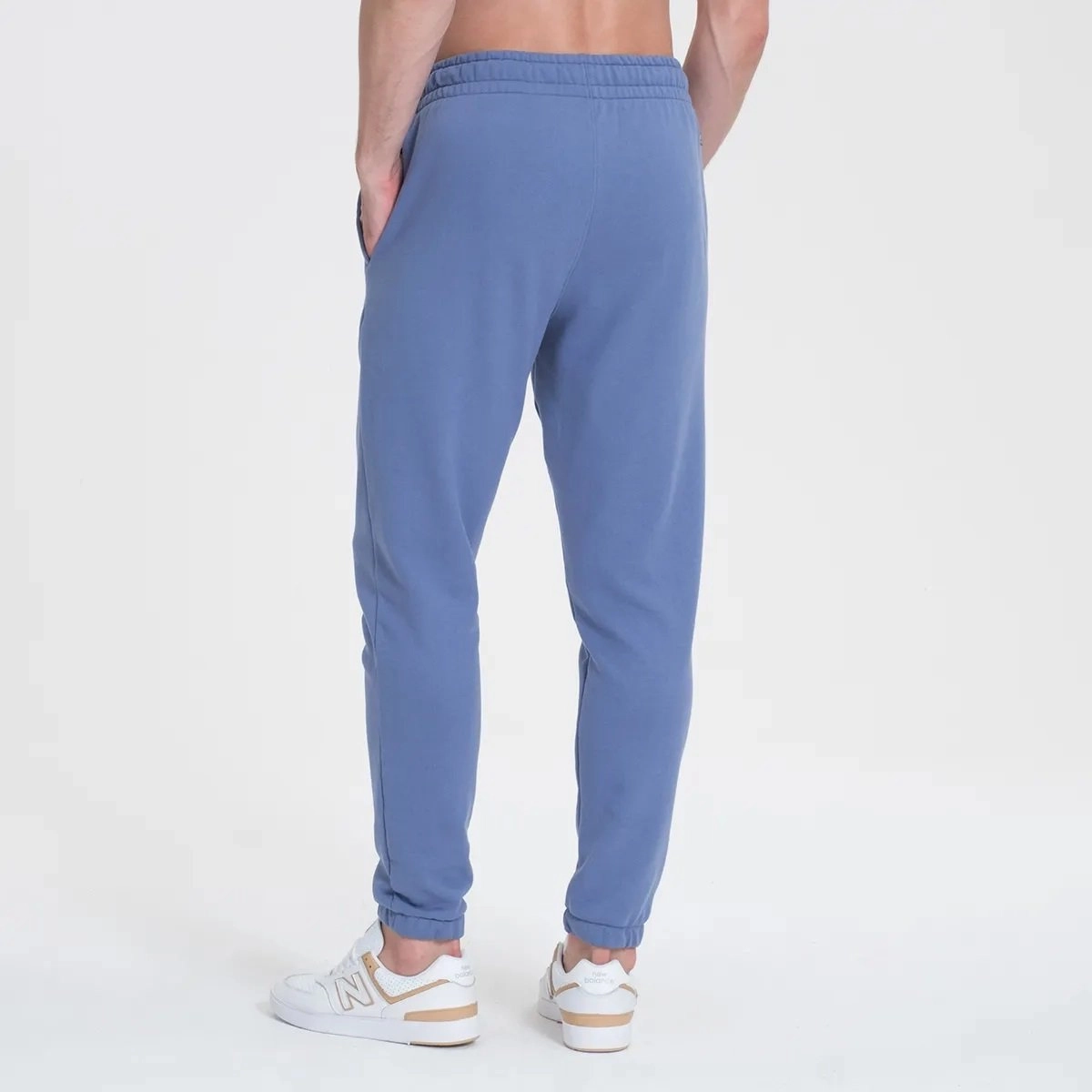 Calca New Balance Essentials Basic Sem Felpa - masculino - azul