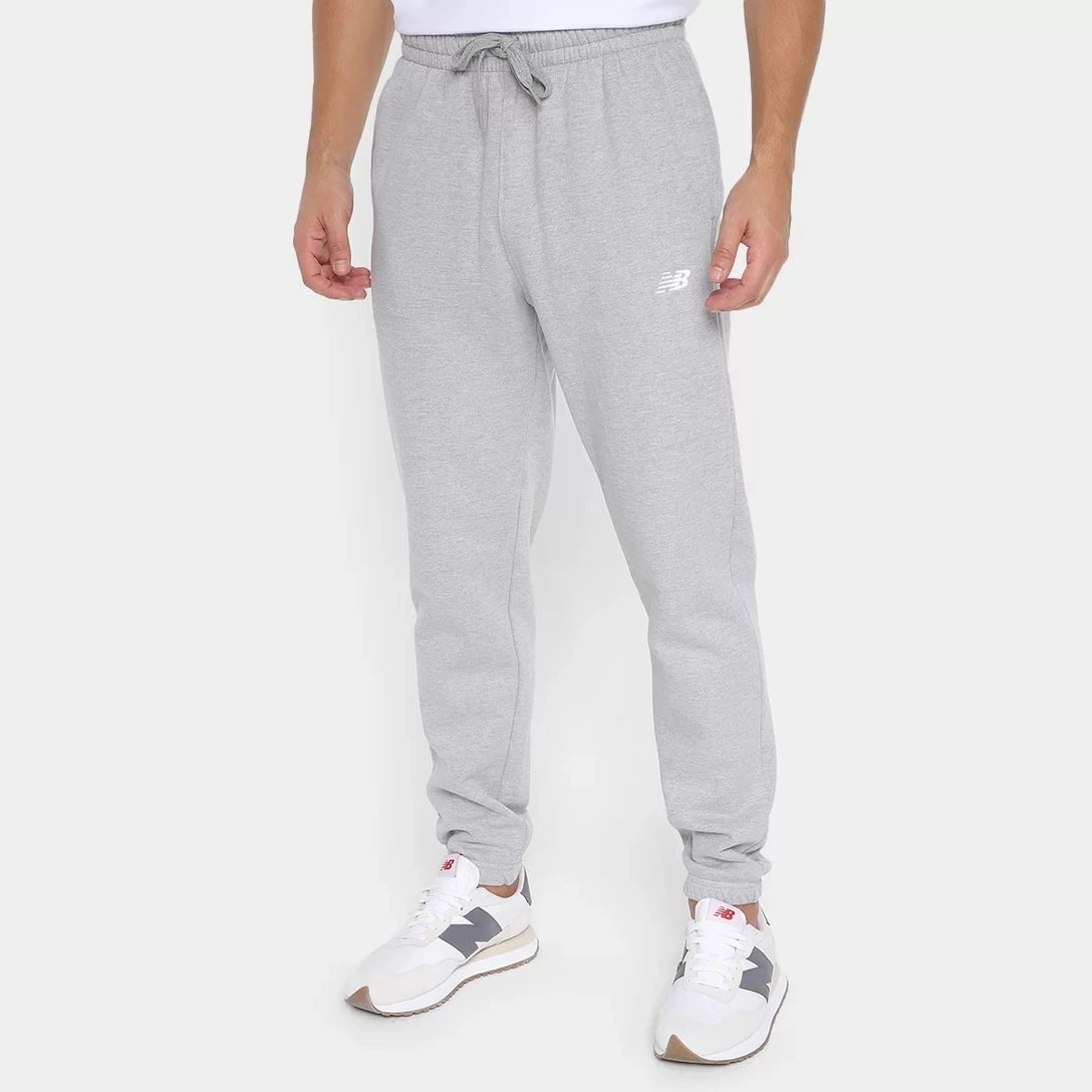 Calca New Balance Essentials - masculino - cinza