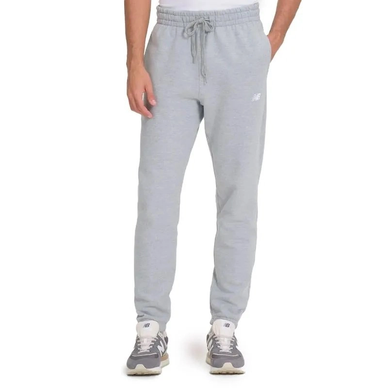 Calca New Balance Essentials Small Logo - masculino - cinza