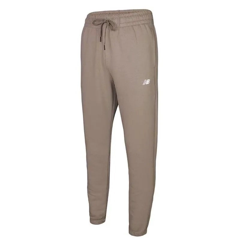 Calca New Balance Essentials Small Logo - masculino - marrom claro