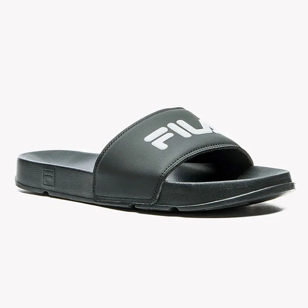 Chinelo Fila Drifter Basic - unissex - preto e branco