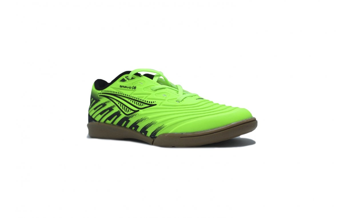 Chuteira futsal Penalty Bravo Y 3.0 infantil - unissex - verde e preto
