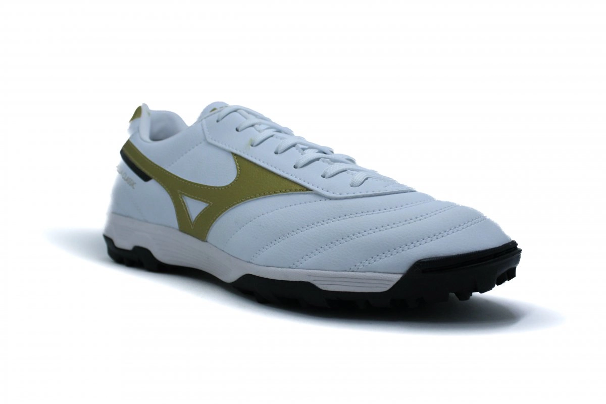 Chuteira society Mizuno Morelia Classic - unissex - branco