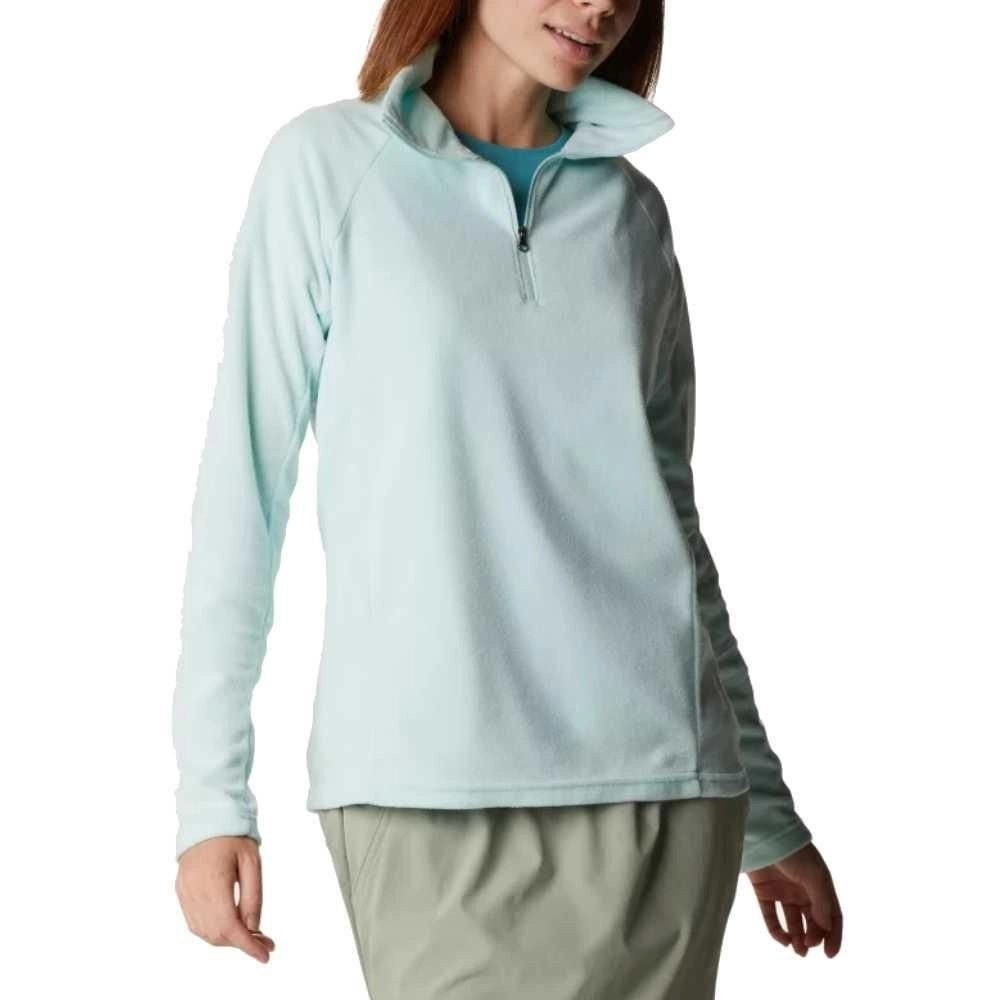 Jaqueta Columbia Glacial Iv 1/2 Zip - feminino - verde agua