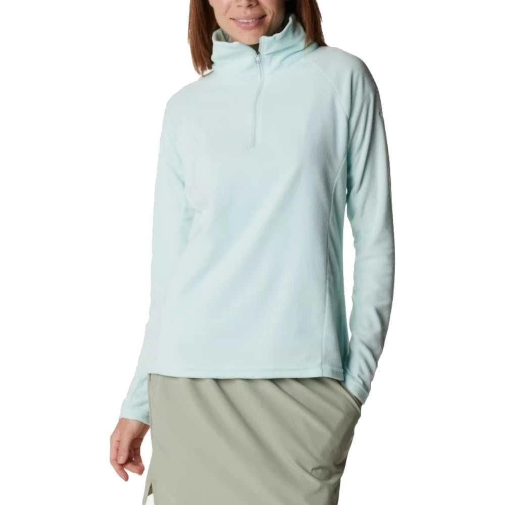 Jaqueta Columbia Glacial Iv 1/2 Zip - feminino - verde agua