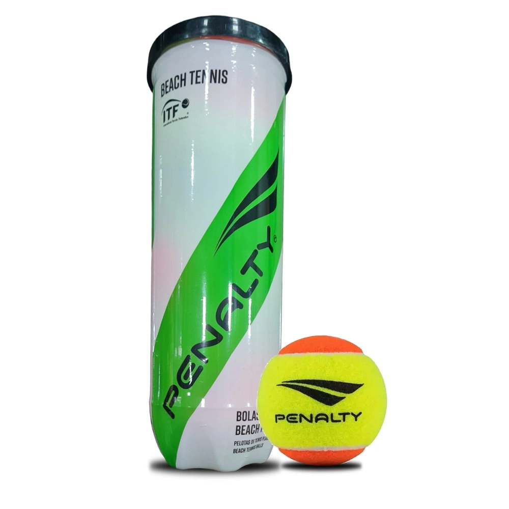 Kit Bolinhas Penalty Beach Tennis XXII - unissex - amarelo e laranja