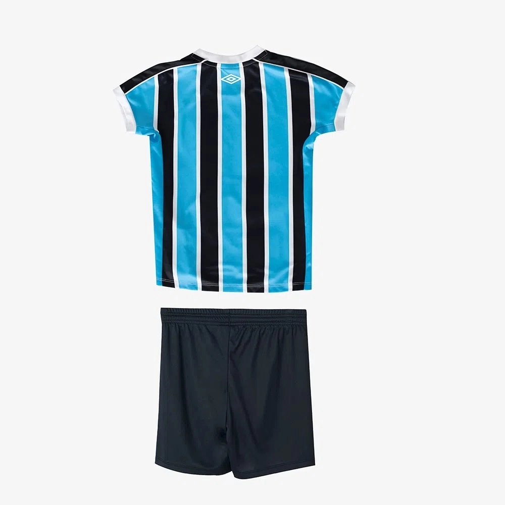 Kit Umbro Gremio Oficial 1 2023 infantil - masculino - azul e branco