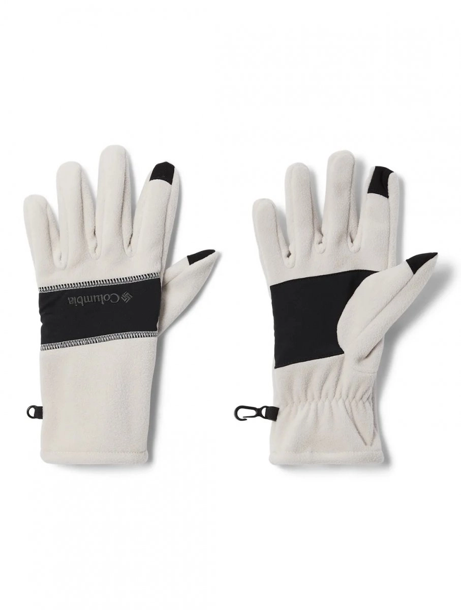 Luva Columbia Fast Trek II - feminino - branco e preto