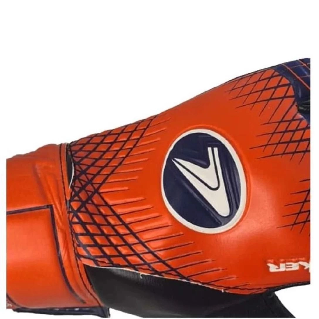 Luva goleiro Poker Training Focus infantil - unissex - laranja e preto
