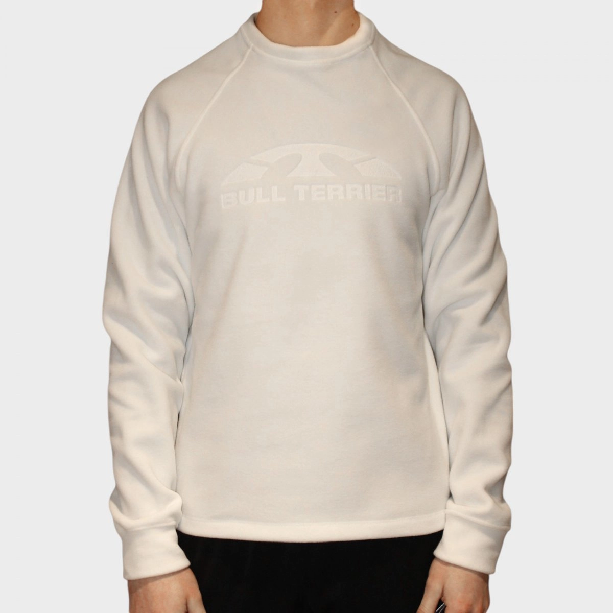 Moletom Bull Terrier Raglan Fleece - masculino - bege
