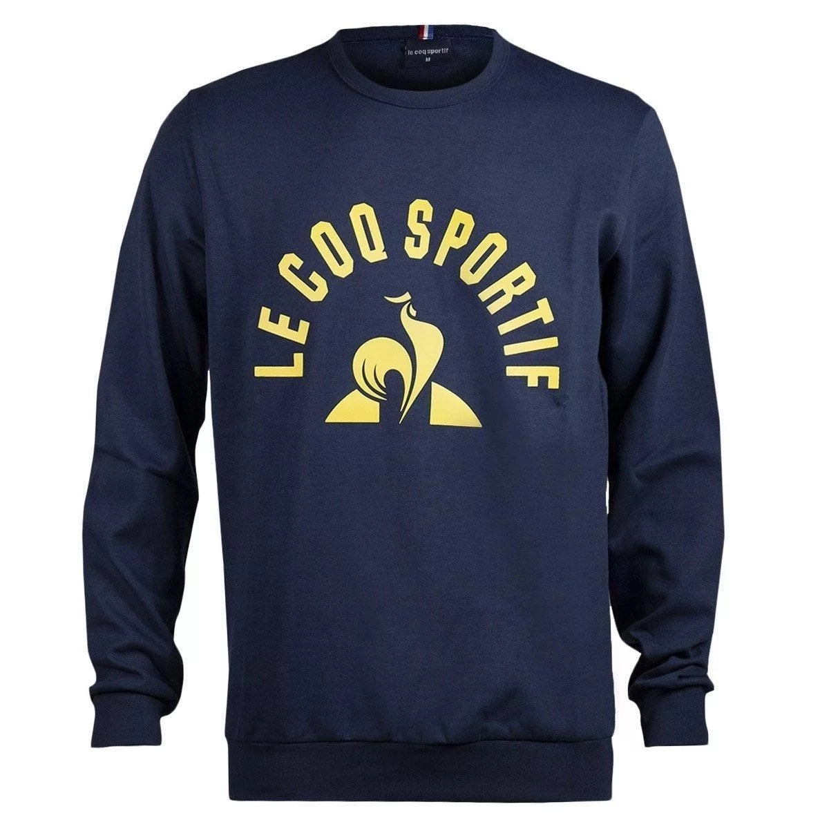 Moletom Le Coq Essential Arche - masculino - azul marinho e amarelo