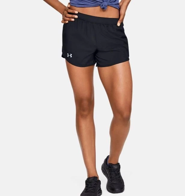 Short Under Armour Mid Rise - feminino - cinza