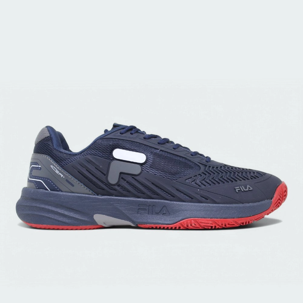 Tenis Fila Arcade Low - masculino - branco e preto