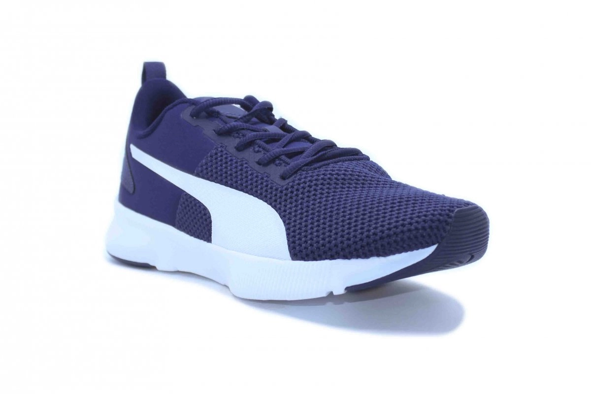 Tenis Puma Flyer Runner infantil - feminino - vinho e branco