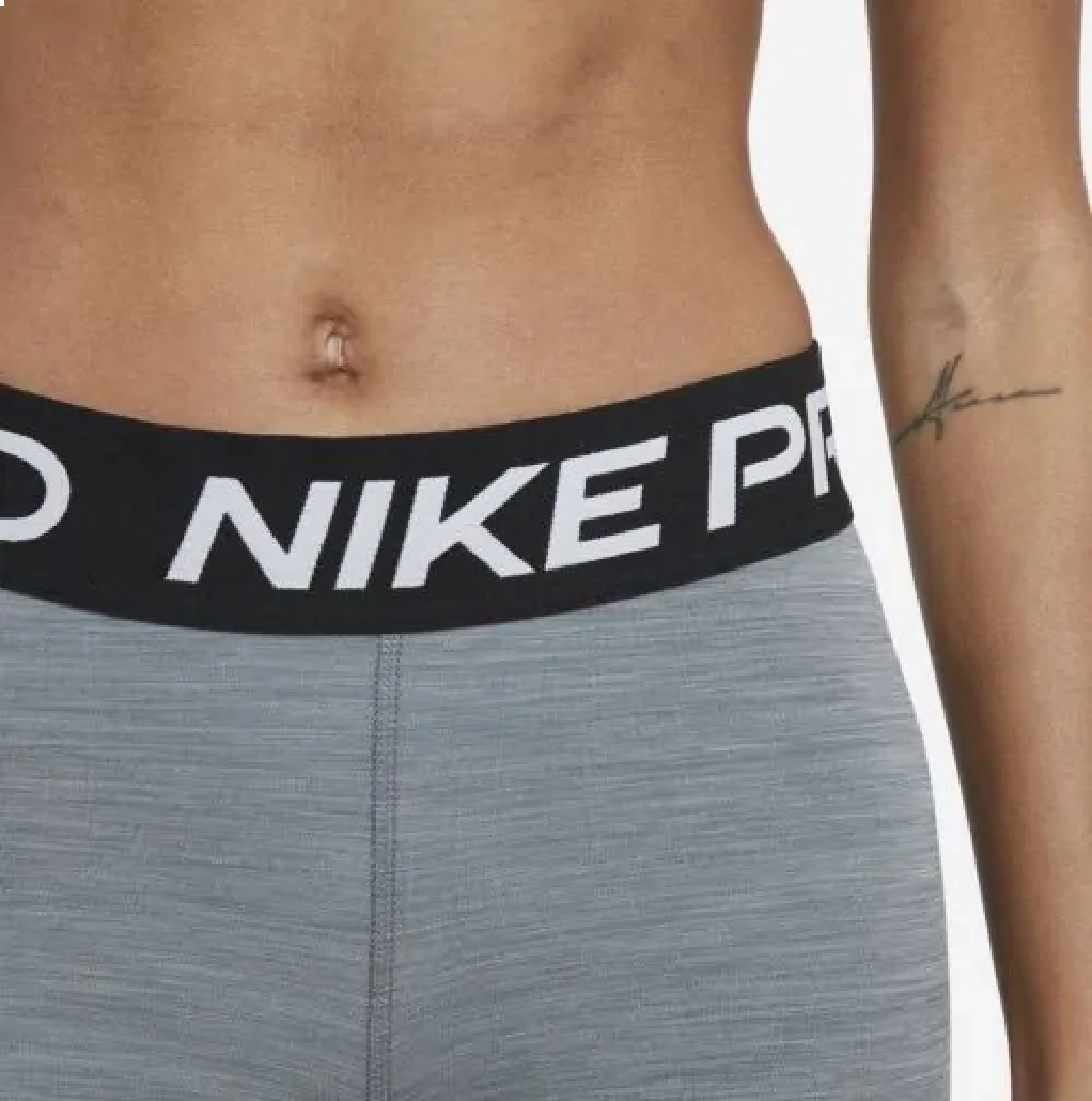 Short Nike Pro 365 3 polegadas Feminino Shorts Cinza | Kenpo Sports