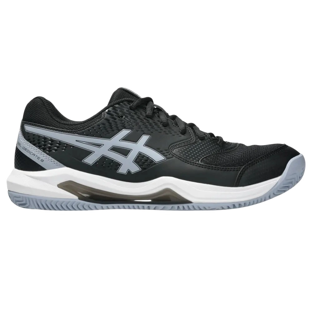 Tênis Asics Dedicate 8 Clay Unissex Saibro Preto | Kenpo Sports