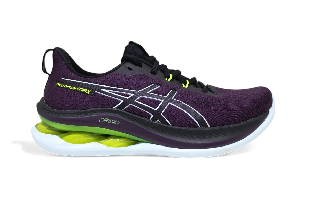 Tênis Asics Gel Kinsei Max masculino roxo preto corrida | Kenpo Sports