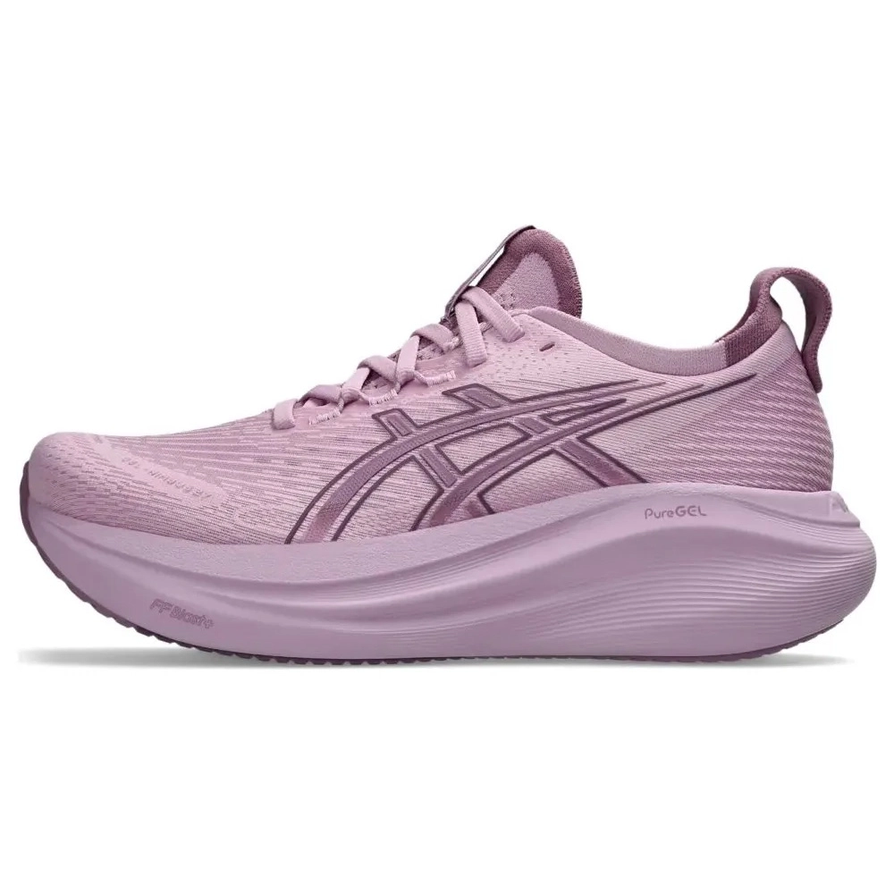 Tênis Asics Gel Nimbus 27 feminino lilás para corrida | Kenpo Sports