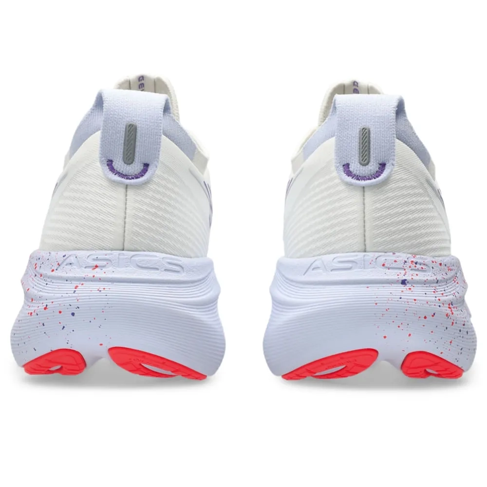 tenis asics gel nimbus 27 tokyo masculino branco roxo | Kenpo Sports