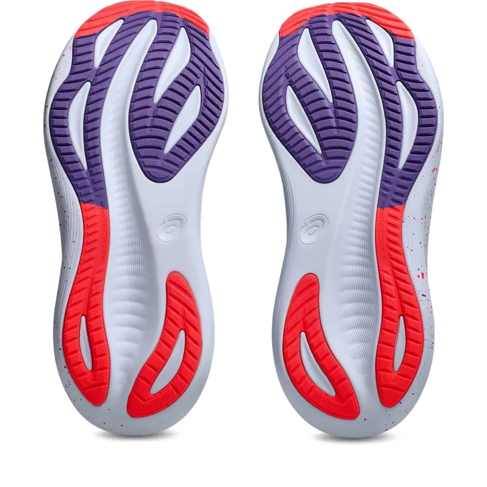 tenis asics gel nimbus 27 tokyo masculino branco roxo | Kenpo Sports