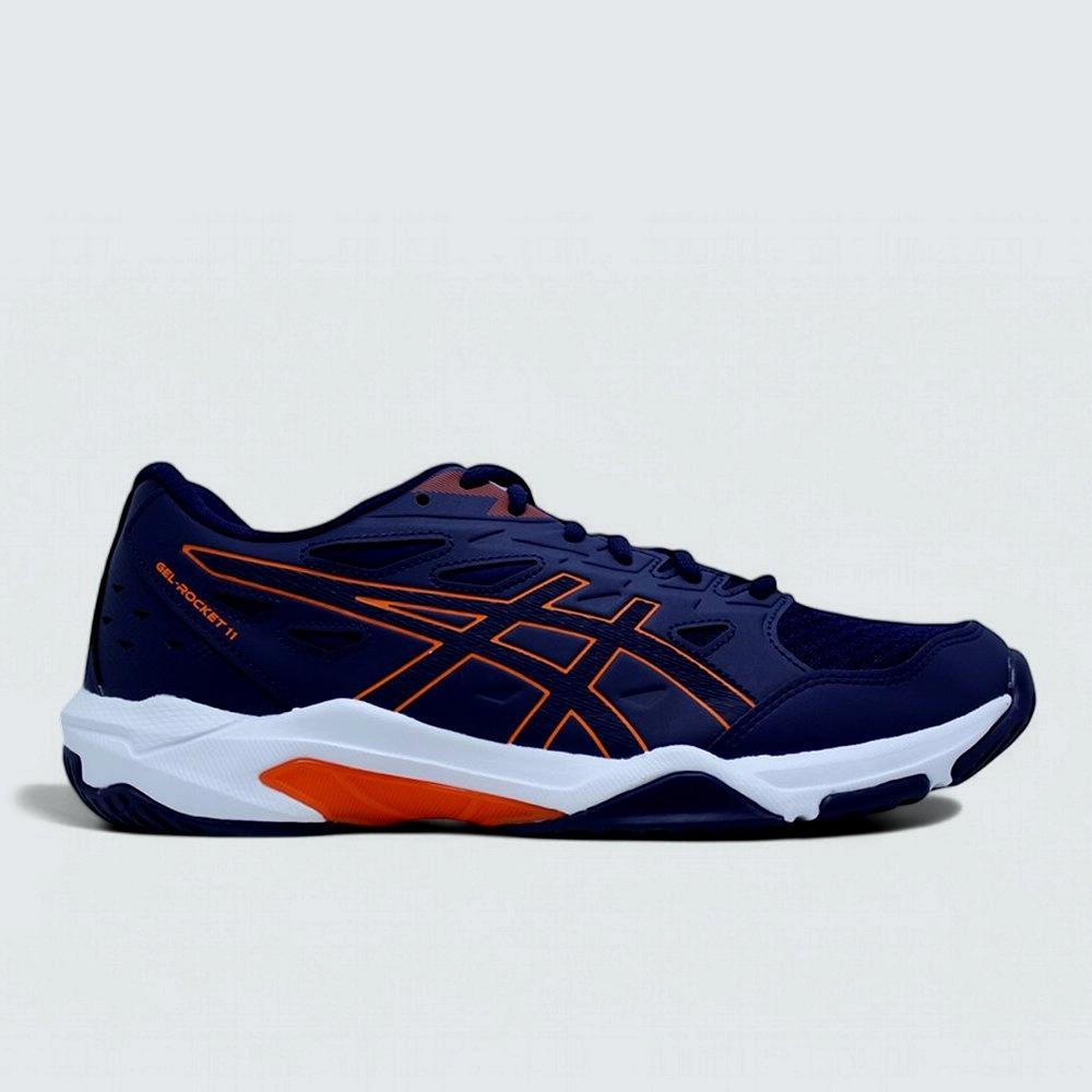 Tenis Asics Gel-Rocket 11 - feminino - azul marinho | Kenpo Sports