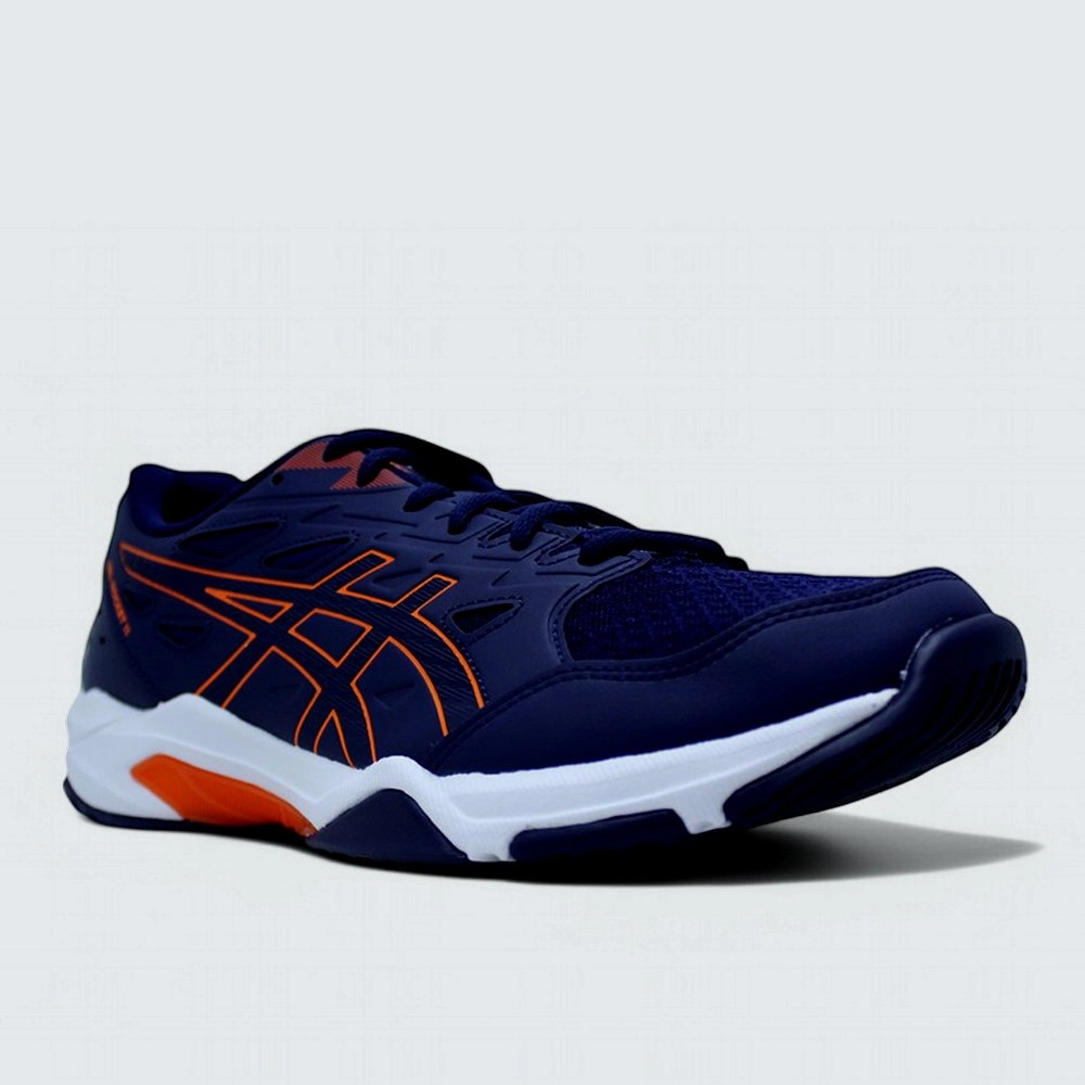 Tenis Asics Gel-Rocket 11 feminino azul marinho Kenpo Sports