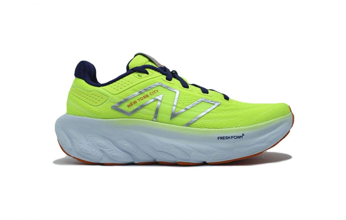 Tenis New Balance Fresh Foam X 1080v13 feminino verde limao