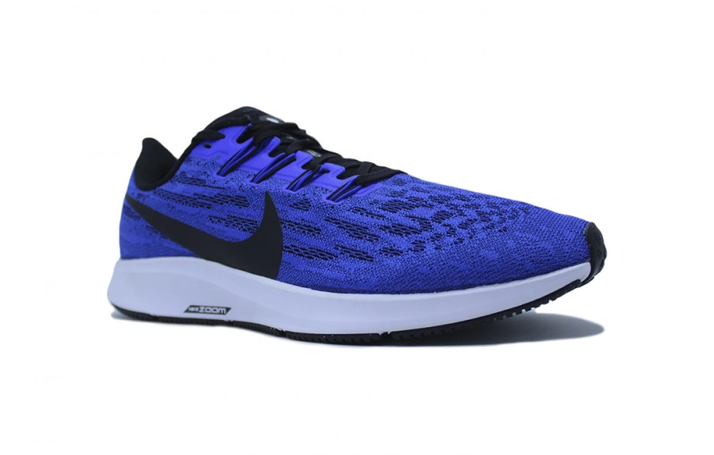Tênis Nike Air Zoom Pegasus 36 Masculino Corrida Azul Preto Branco