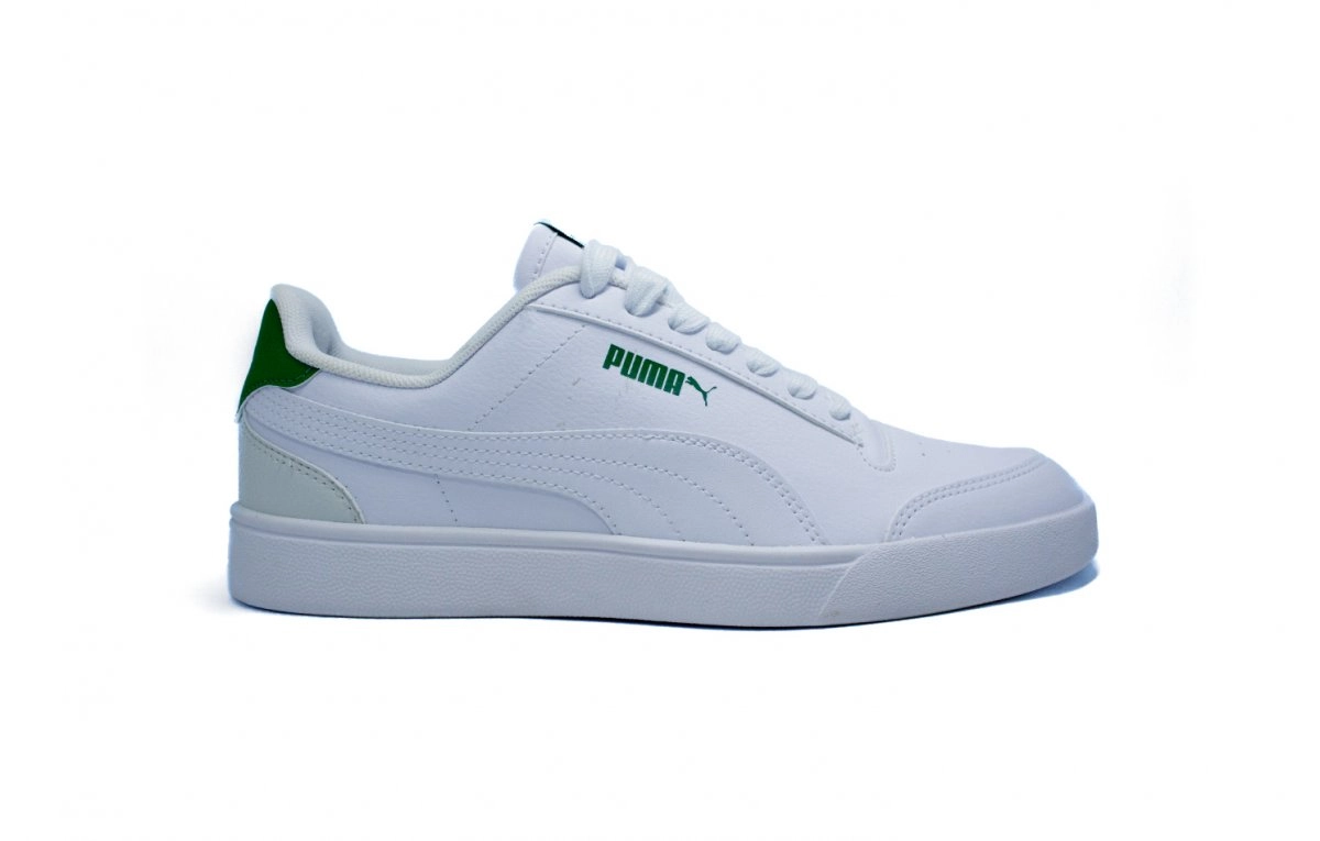 Tenis Puma Shuffle Bdp masculino branco e verde Kenpo Sports